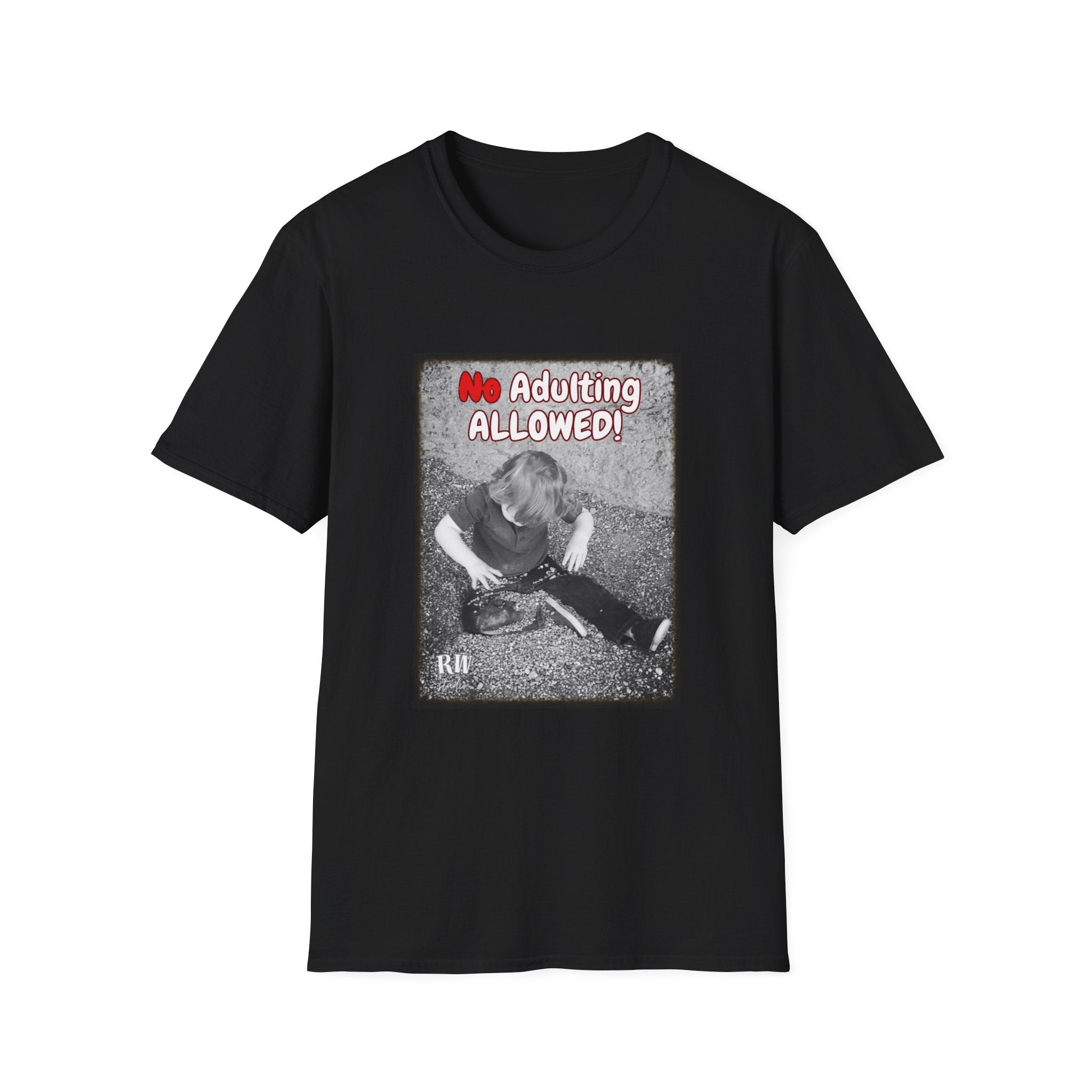 No Adulting Allowed T-Shirt — Play, Have Fun, Be Yourself Graphic Tee