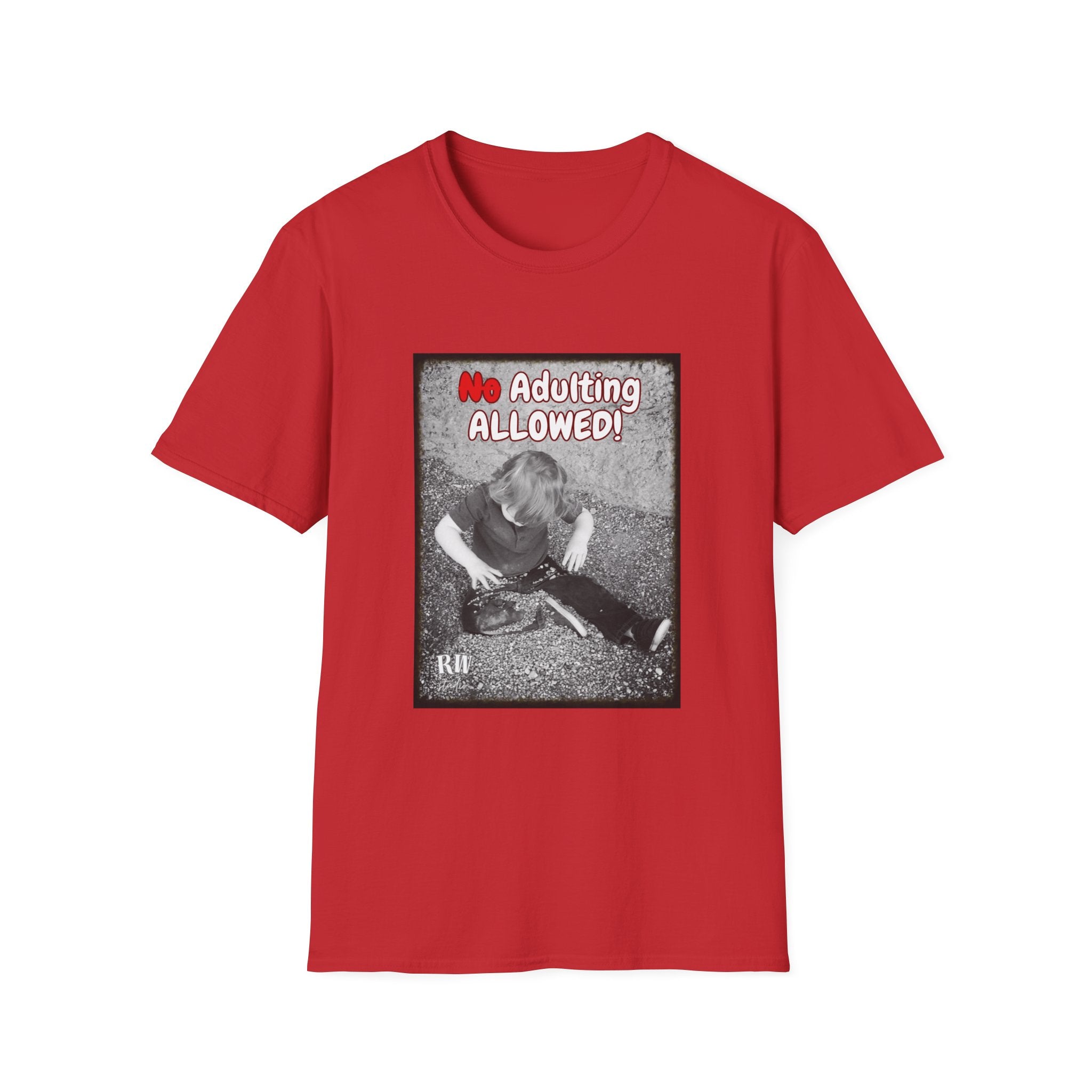 No Adulting Allowed T-Shirt — Play, Have Fun, Be Yourself Graphic Tee