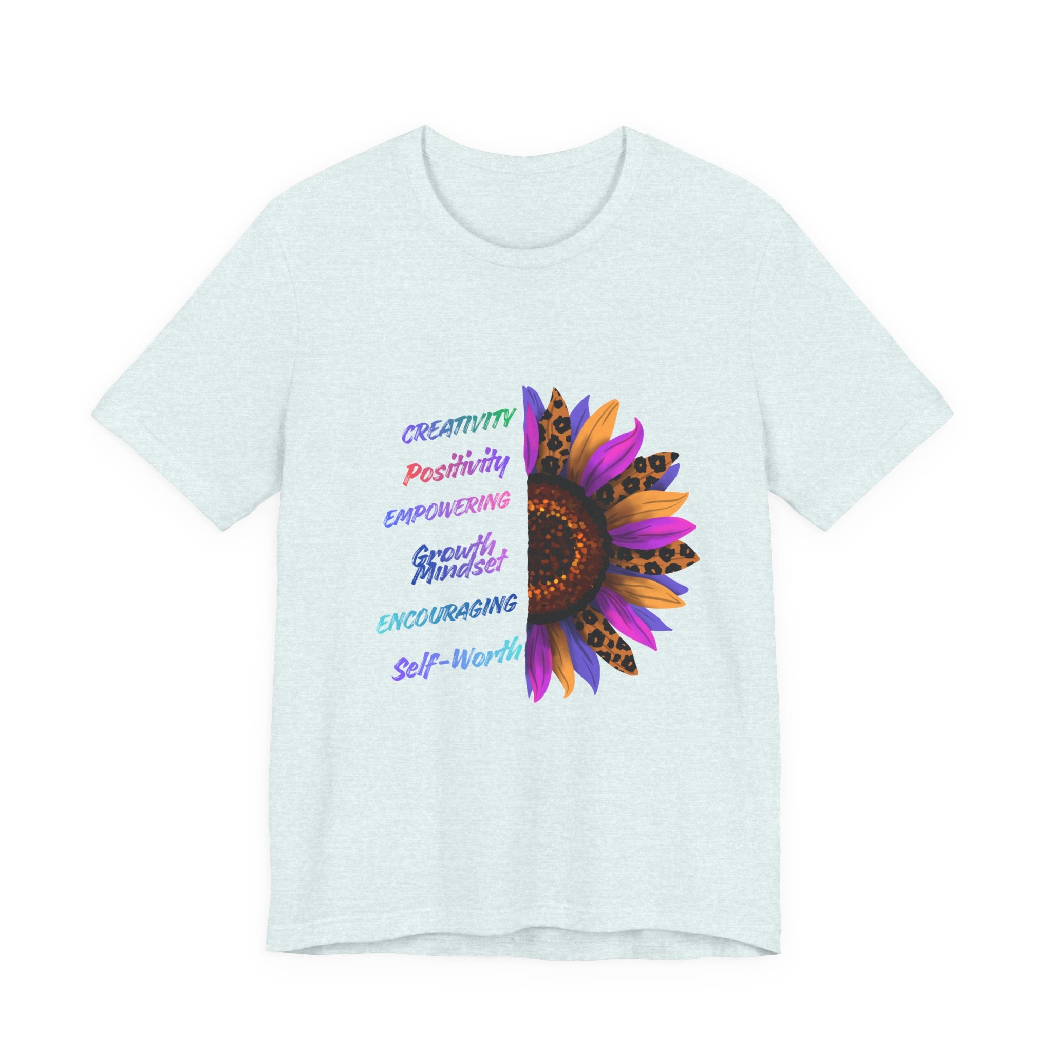 Empowering Sunflower Tee — "Stay Rooted" Inspirational Graphic T‑Shirt