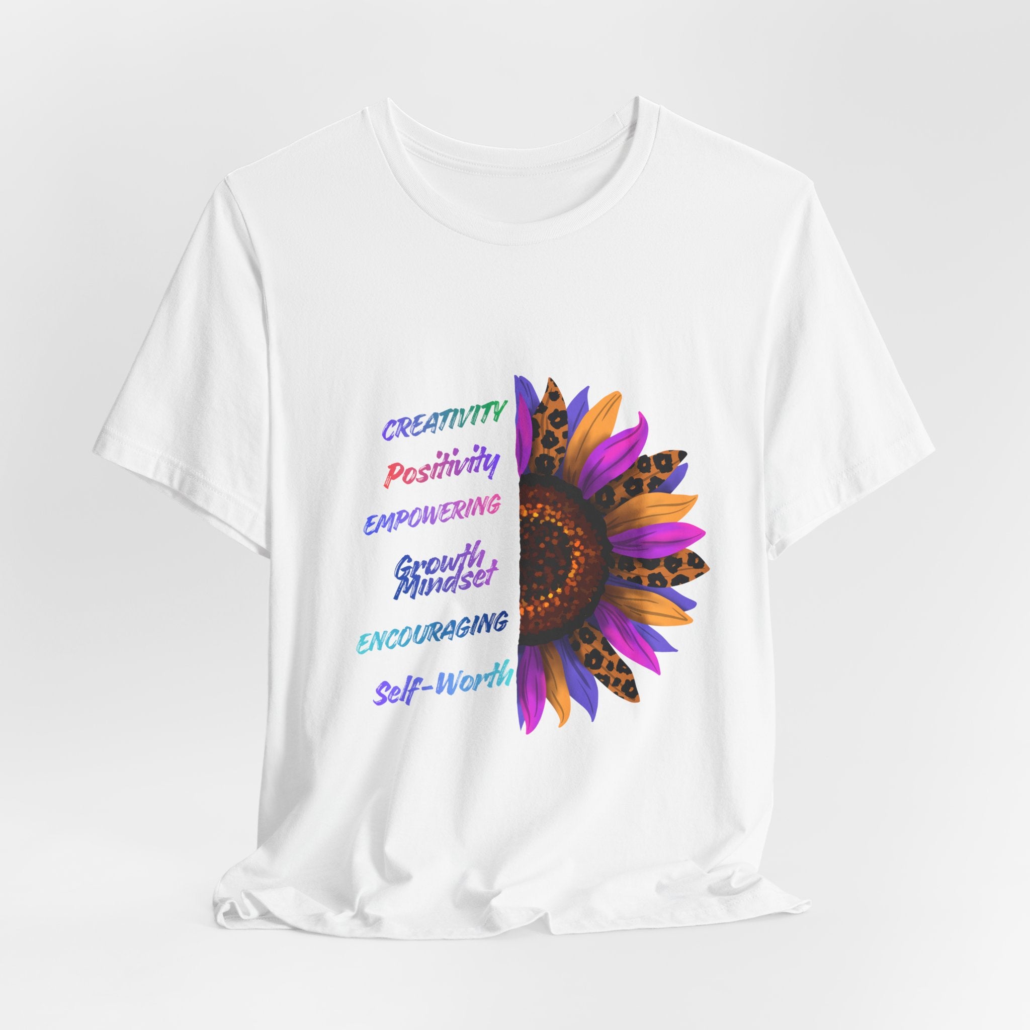 Empowering Sunflower Tee — "Stay Rooted" Inspirational Graphic T‑Shirt